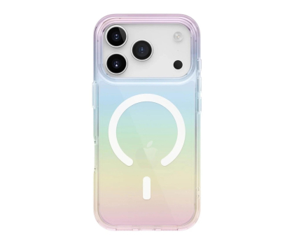Etui ochronne do smartfonów Uniq Iridescia do iPhone 17 Pro Max Magclick Charging holo quartz